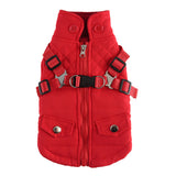 Pet Winter Cotton Zipper Jacket