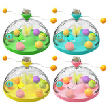 Interactive Multifunctional Turntable Ball With Catnip Pinwheel