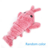 Electric Jumping Shrimp USB Charging Simulation Lobster Plush Pets Toy