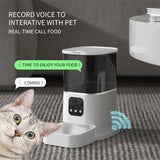 Automatic Smart Voice Recorder Feeder APP Control Timer Large Capacity Dispenser With WiFi