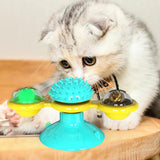 Rotating Windmill Multi-Function Itch Scratching Device Teeth Shining