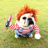 Halloween Scary Party Gatherings Pet Costume Adjustable Cosplay Costume