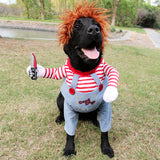 Halloween Scary Party Gatherings Pet Costume Adjustable Cosplay Costume