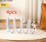 Folded Cat Tunnel S Type Spring Tunnel