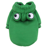 Soft Warm Funny Halloween Cosplay Frog Costume Pet Autumn Hoodies
