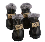Dog Thick Snow Boots Warm Teddy Autumn And Winter