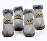 Dog Thick Snow Boots Warm Teddy Autumn And Winter