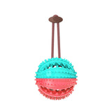 Silicon Suction Cup Tug Interactive Ball For Pet Chew Bite Tooth Cleaning Toothbrush