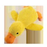 Calming Duck Plush Stuffed Chew Squeaky Teeth Cleaning Pillow