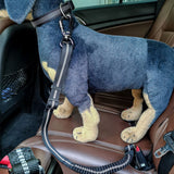 Pet Reflective Buffer Retractable Car Seat Belt