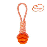 Interactive Treat Rope Rubber Leaking Chewing Bite Resistant Pet Tooth Cleaning