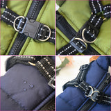 Waterproof Winter Coat With Harness Warm Clothing Jacket Chihuahua Labrador