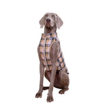 Heavy Cotton Winter Jacket Plaid Zipper