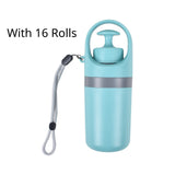 Portable Lightweight Dog Pooper Scooper With Built-in Poop Bag Dispenser Eight-claw Shovel For Pet Toilet Picker