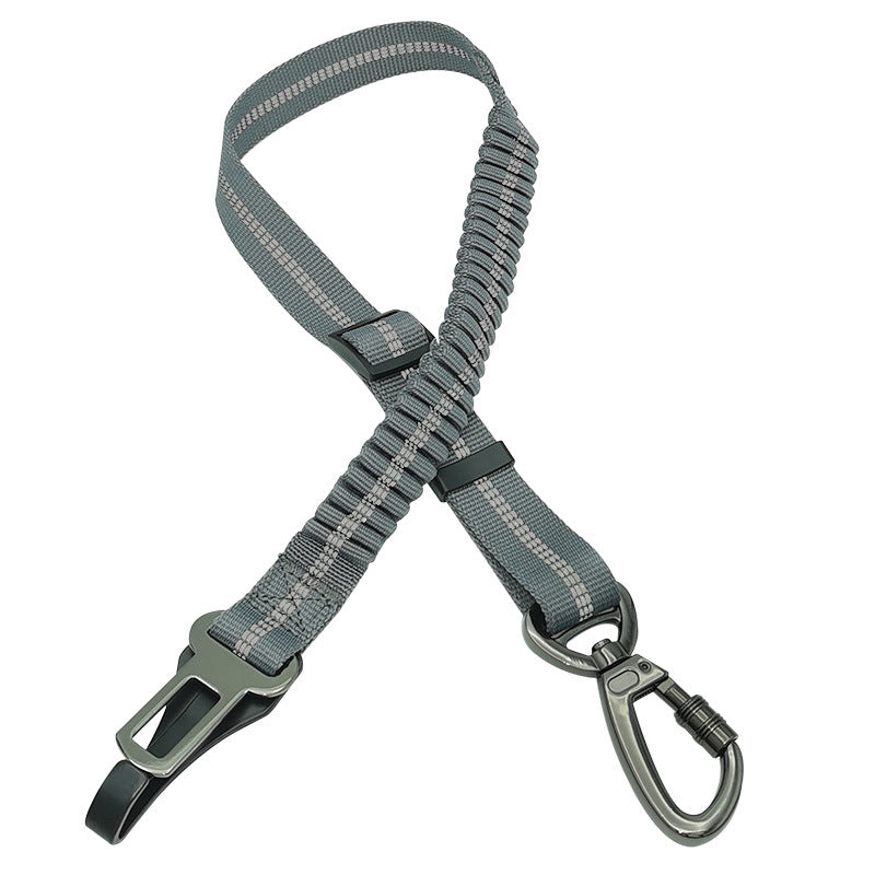 Pet Reflective Buffer Retractable Car Seat Belt