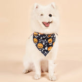 Pet Halloween Double-Sided Saliva Towel