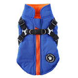 Chest Strap Jacket Cotton-Padded Coat