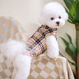 Heavy Cotton Winter Jacket Plaid Zipper