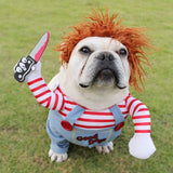 Halloween Scary Party Gatherings Pet Costume Adjustable Cosplay Costume