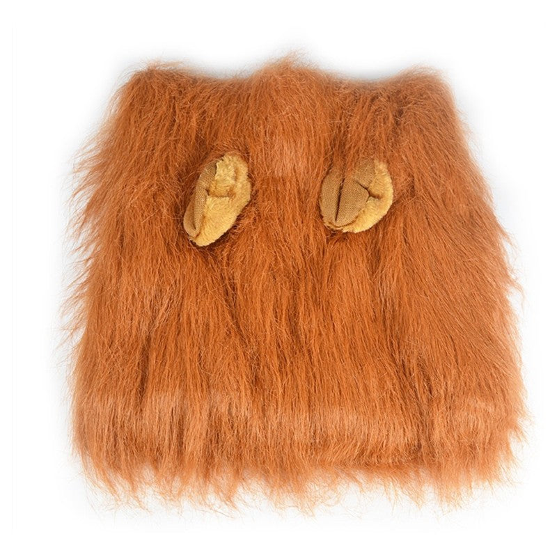 Transfiguration Lion Costume Winter Warm Wig Party Decoration