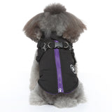 Chest Strap Jacket Cotton-Padded Coat