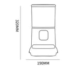 Automatic Smart Voice Recorder Feeder APP Control Timer Large Capacity Dispenser With WiFi