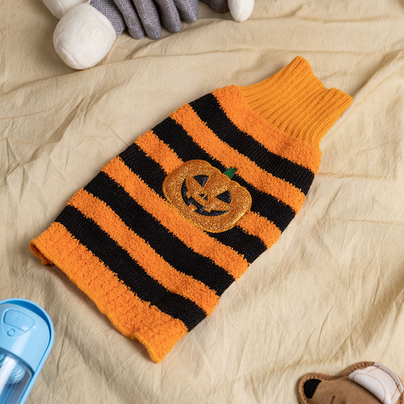 Halloween Pet Sweaters Costume Teddy Warm Leisure Cosplay Clothes