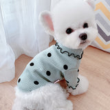 Pet Dotted Turtleneck Bottoming Shirt