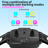 Smart Automatic Anti Barking Dog Collar Rechargeable Bark Stopper HD Digital Display IP67 Waterproof Collar