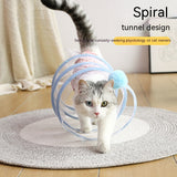 Folded Cat Tunnel S Type Spring Tunnel