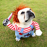 Halloween Scary Party Gatherings Pet Costume Adjustable Cosplay Costume