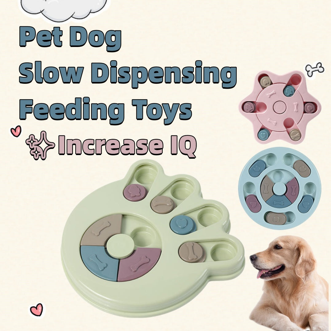 Puzzle Toys IQ Increaser Interactive Slow Dispensing Feeding And Training Games Feeder