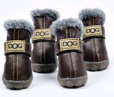 Dog Thick Snow Boots Warm Teddy Autumn And Winter