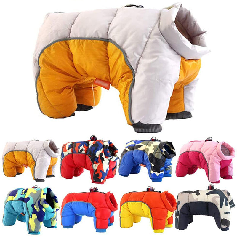 Pet Winter Thick Warm Down Jacket Teddy Cotton Coat