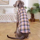 Heavy Cotton Winter Jacket Plaid Zipper