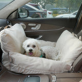 Linen Car Pet Safety Seat Front Bed