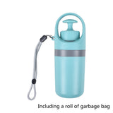 Portable Lightweight Dog Pooper Scooper With Built-in Poop Bag Dispenser Eight-claw Shovel For Pet Toilet Picker