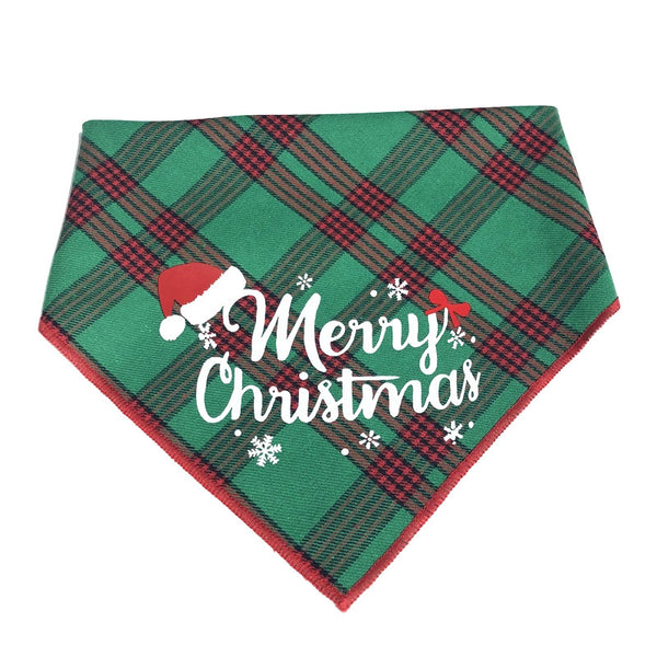 green-hot-word-triangle-scarf