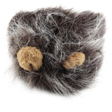 Funny Pet Hat Emulation Lion Hair Mane Ears Head Cap Scarf Halloween Festival Costume