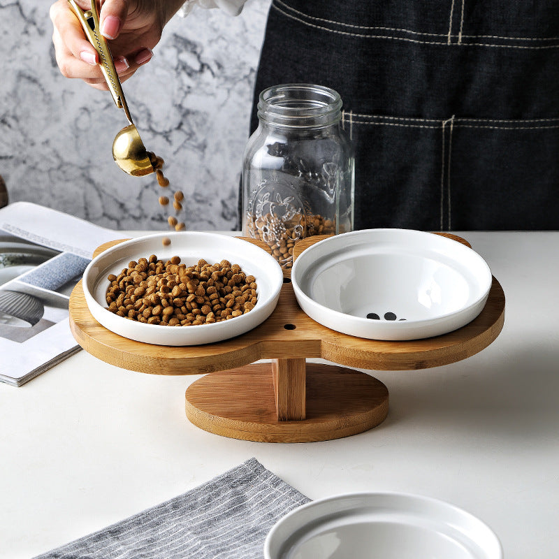 Ceramic Cat Feeding Bowl