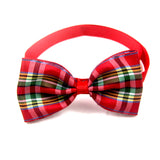 Plaid Pet Bow Tie