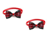 Plaid Pet Bow Tie