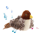 Electric Squeaky Simulation Bird Plush Pet Teasing With Feather