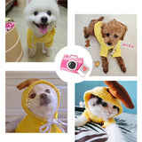 Fruit Dog Hoodie Winter Warm Fleece Coat