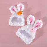 Pet Plush Cartoon Rabbit Ears Cute Easter Decoration Hat Head Cover
