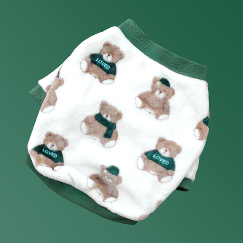 Pet French Winter Pajamas