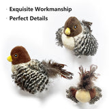 Electric Squeaky Simulation Bird Plush Pet Teasing With Feather