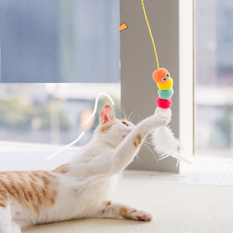Funny Self-hey Interactive Toy Rope Grabbing Mouse Telescopic Hanging