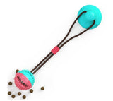 Silicon Suction Cup Tug Interactive Ball For Pet Chew Bite Tooth Cleaning Toothbrush