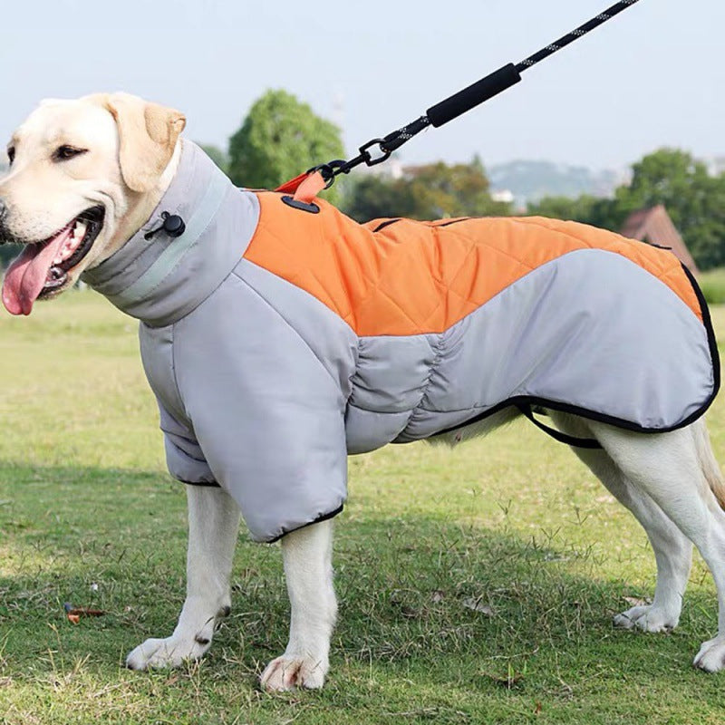 Pet Winter Coat Waterproof Warm Thicken Vest Labrador Jacket